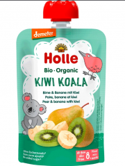 Holle, BIO bumbieru un banānu biezenis ar kivi “Kiwi Koala” no 8mēn., 100g
