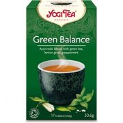 Yogi zaļās tējas maisījums green balance 17 paciņas