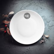 Šķīvis, dadzis, 205x205x25mm, Milda, Pieclatnieks