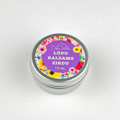 Dabas pērles, lūpu balzāms ar ziedu aromātu, 15ml