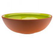 Vaidavas keramika, zaļa māla bļoda, 3L