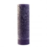 Un:Te, violeta rustikas svece, 150x45mm