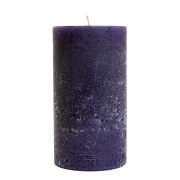 Un:Te, violeta rustikas svece, 105x55mm