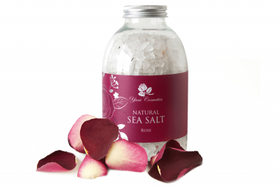 Yani Cosmetics, jūras sāls ar rožu aromātu, 500g