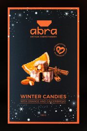 Abra foods, apelsīnu marmelādes konfektes ar piparkūkām un mandelēm, 150g