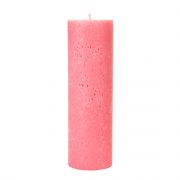 Un:Te rozā rustikas svece