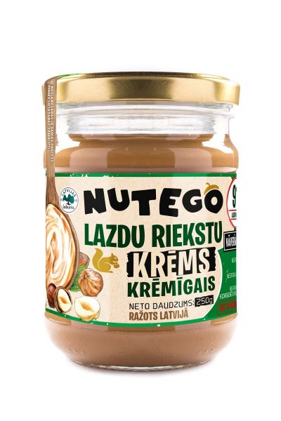 Nutego, lazdu riekstu krēms - krēmīgais, 250g