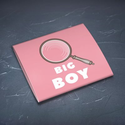 Prezervatīvs, dadzis, ar attēlotu lupu un tekstu - Big boy