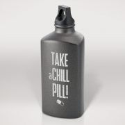 Alumīnija pudele, 600ml, Take a chill pill