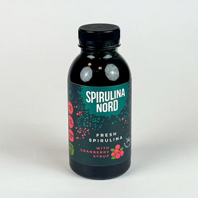 SpirulinaNord, dzērveņu un spirulīnas dzēriens, 330ml