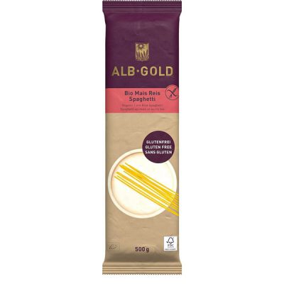 ALB Gold, kukurūzas un rīsu spageti, bez glutēna, BIO, 500g