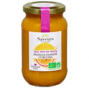 Saveurs et Fruits, mango un pasifloras biezenis ar kurkumu, 310g