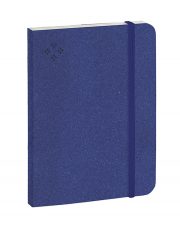 Purpurs Touch piezīmju grāmata ar gumiju zila 105x145mm-1