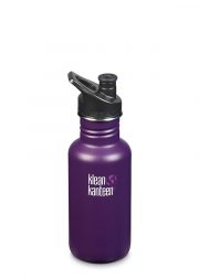 Klean Kanteen, violeta tērauda pudele, 532ml