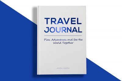 Joyful Couple, Travel Journal, baltos vākos
