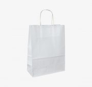 Dāvanu maisiņš, balts, 22x10x31cm
