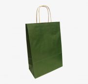 Dāvanu maisiņš, tumši zaļš, 22x10x31cm