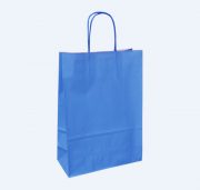 Dāvanu maisiņš, gaiši zils, 22x10x31cm