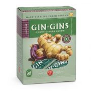 Gin-gins, košļājamās ingvera konfektes, 84g zaļā kastītē