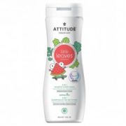Attitude, šampūns-dušas želeja bērniem ar arbūzu un kokosriekstu "Baby Leaves", 473ml