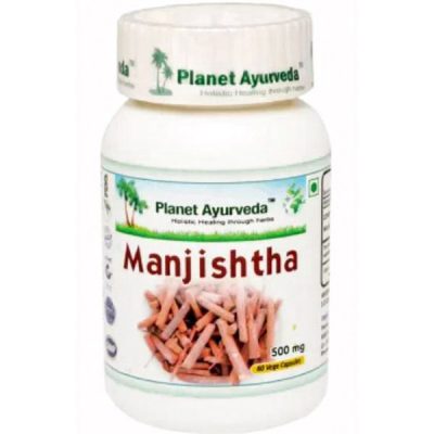 Planet Ayurveda, uztura bagātinātājs, Manjistha Organic, 60kaps.