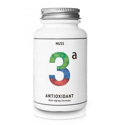 Muss, uztura bagātinātājs antioksidants, 3A, 60kaps, 120ml