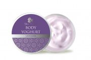 Yani Cosmetics, ķermeņa jogurts ar lavandas aromātu violetā kārbā