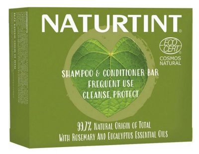 Naturtint aizsargājošs cietais šampūns-kondicionieris zaļā kastītē