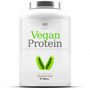 Dion Sportlab Vegan Protein ar vaniļu baltā burkā