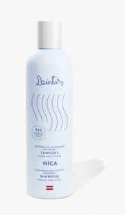 Dzintars, universāls šampūns visiem matu tipiem Nīca gaiši zilā pudelē