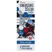 RicBerry, sporta želeja enerģijai ar mellenēm, zemenēm, ķirbjiem un dzērvenēm "Strong"