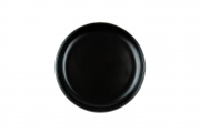 Vaidavas keramika melns deserta šķīvis