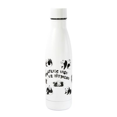 Tērauda termo pudele, 580ml, Pandas