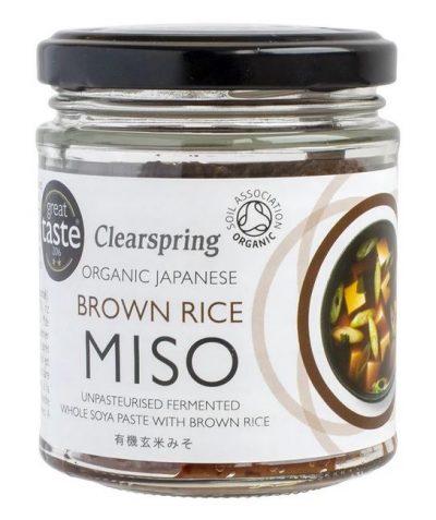 Clearspring, sojas un brūno rīsu miso pasta, BIO, 150g stikla burciņā