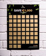 Scratchify, nokasāms plakāts "Save"