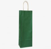 Dāvanu maisiņš, tumši zaļš, 14x8x39cm
