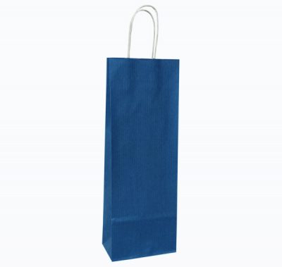 Dāvanu maisiņš, tumši zils, 14x8x39cm