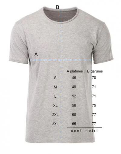 Vikings t-kreklu izmērs