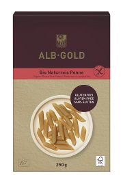 ALB Gold, rīsu miltu makaroni penne bez glutēna, BIO, 250g