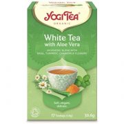 Yogi Tea, baltā tēja ar alveju, 17x1,8g/30,6g