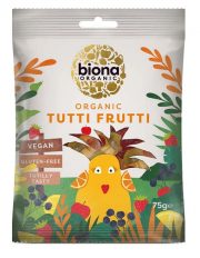 Biona, želejas konfektes "Tutti Frutti", 75g