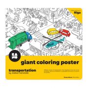 Kano, krāsojamais plakāts "Transportlīdzekļi", 70x100cm