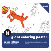 Kano, krāsojamais plakāts "Kosmosa kaķēni", 70x100cm