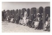 Pastkarte, niceplace, 100x150mm, Atpūtnieki Majoru pludmalē 1920