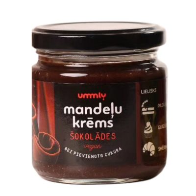 Ummly, mandeļu un šokolādes krēms