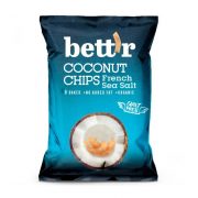 Bett'r, kokosriekstu čipsi ar franču jūras sāli, BIO, 40g