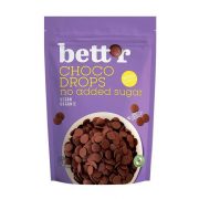 Bett’r, šokolādes gabaliņi bez pievienota cukura, BIO, 200g