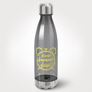 BPA free pudele, dadzis, 700ml, melna, Pulkstenis, Nenočammā dzīvi