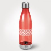 BPA free pudele, dadzis, 700ml, sarkana, Rakstu josla