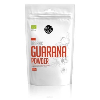Diet Food, guaranas pulveris, BIO, 100g